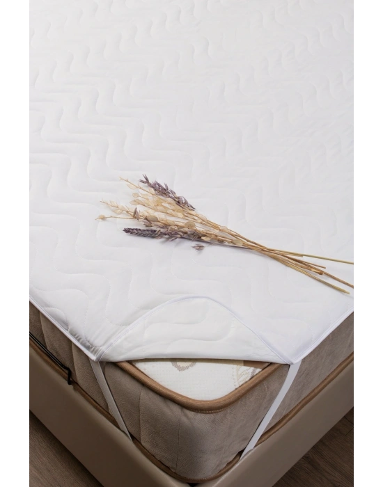 Kapitoneli Tek Kişilik Yatak Koruyucu Sıvı Geçirmez Alez (90 X 200 )