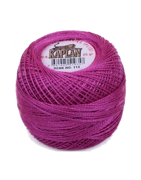 Kaplan Etamin Ve Kanaviçe İpi 8 No Kod/Renk: 113 - Royaleks