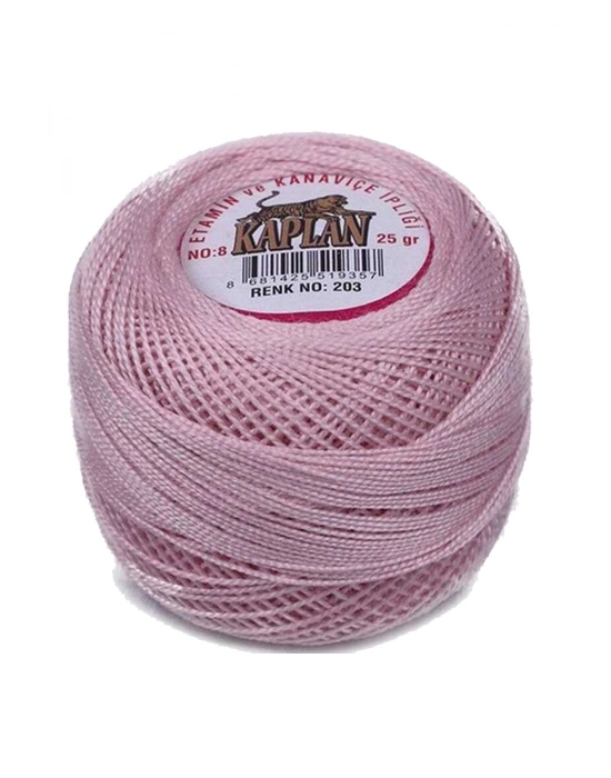 Kaplan Etamin Ve Kanaviçe İpi 8 No Kod/Renk: 203 - Royaleks