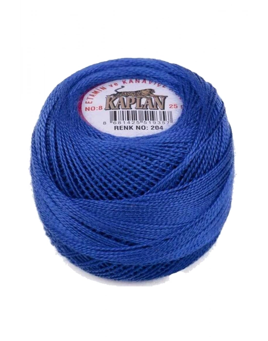Kaplan Etamin Ve Kanaviçe İpi 8 No Kod/Renk: 204 - Royaleks