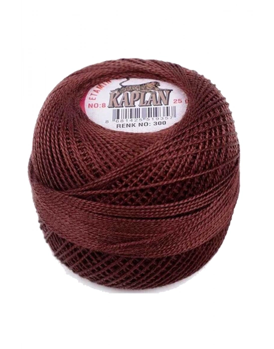 Kaplan Etamin Ve Kanaviçe İpi 8 No Kod/Renk: 300 - Royaleks