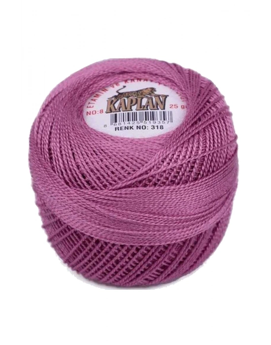 Kaplan Etamin Ve Kanaviçe İpi 8 No Kod/Renk: 318 - Royaleks