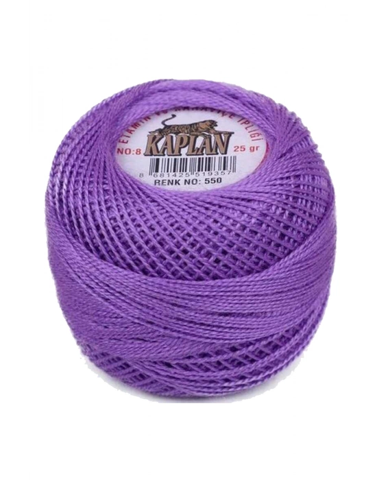 Kaplan Etamin Ve Kanaviçe İpi 8 No Kod/Renk: 550 - Royaleks