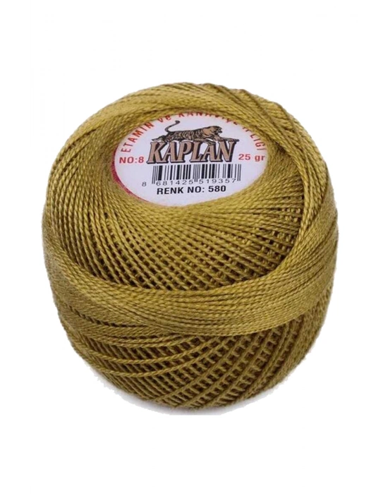 Kaplan Etamin Ve Kanaviçe İpi 8 No Kod/Renk: 580 - Royaleks