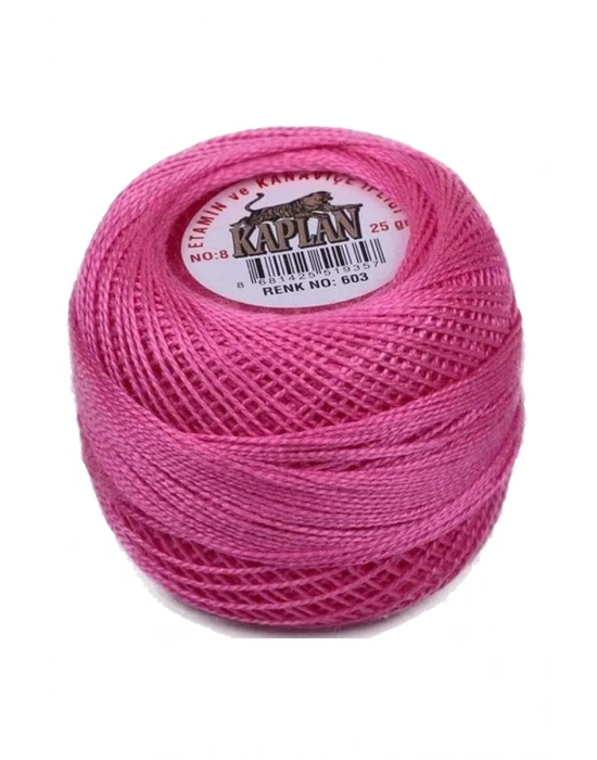 Kaplan Etamin Ve Kanaviçe İpi 8 No Kod/Renk: 603 - Royaleks