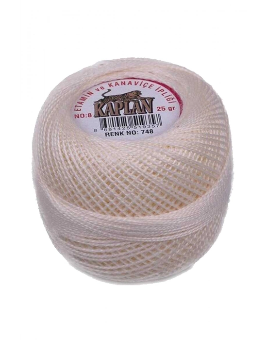 Kaplan Etamin Ve Kanaviçe İpi 8 No Kod/Renk: 748 - Royaleks
