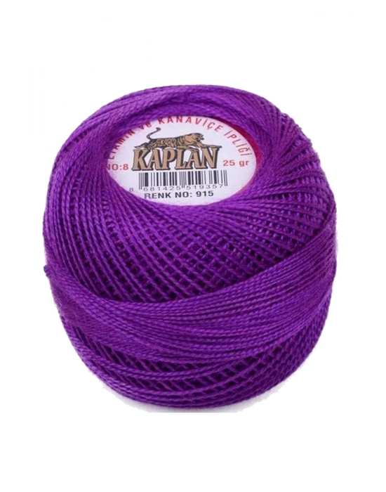 Kaplan Etamin Ve Kanaviçe İpi 8 No Kod/Renk: 915 - Royaleks