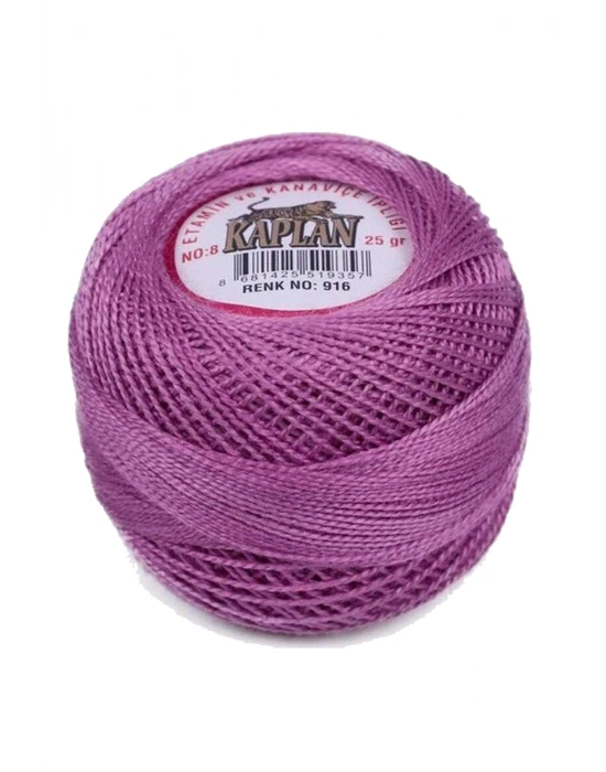 Kaplan Etamin Ve Kanaviçe İpi 8 No Kod/Renk: 916 - Royaleks