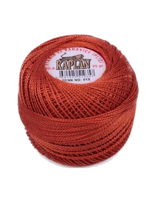 Kaplan Etamin Ve Kanaviçe İpi 8 No Kod/Renk: 918 - Royaleks