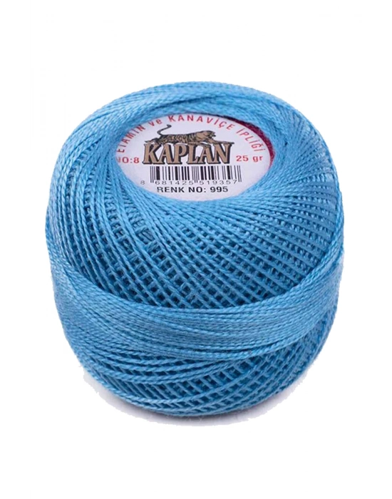 Kaplan Etamin Ve Kanaviçe İpi 8 No Kod/Renk: 995 - Royaleks