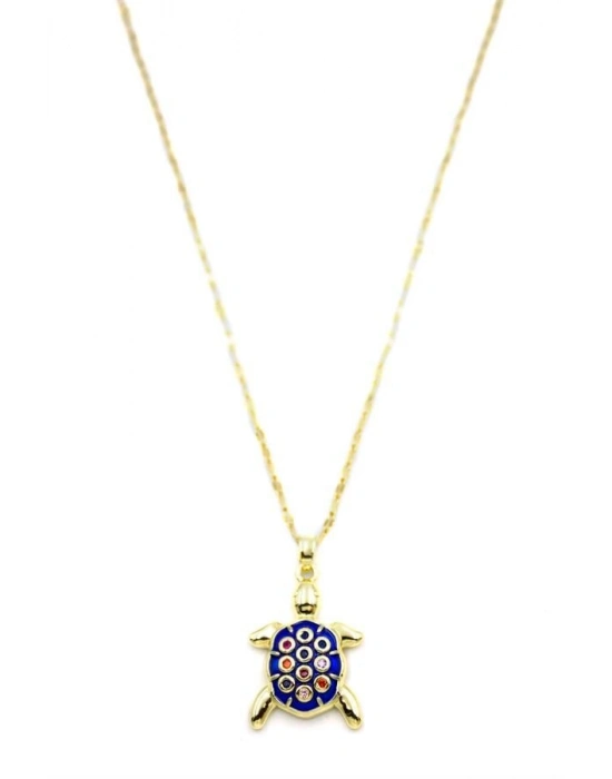 Kaplumbağa Kolye - Altın