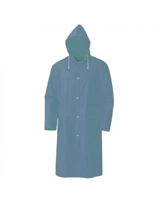 Kapşonlu Cepli Lüx Yağmurluk Lacivert- Standart Beden 2xl