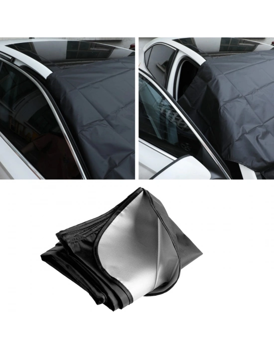 ®  Kar Buz Önleyici Örtü  Araç Oto Ön Cam Koruyucu Branda