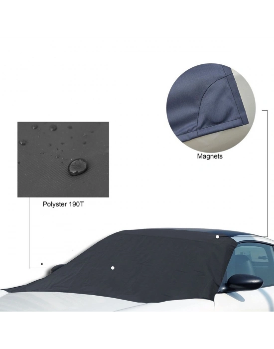 ®  Kar Buz Önleyici Örtü  Araç Oto Ön Cam Koruyucu Branda