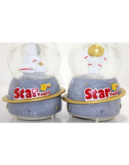 Kar Küresi Işıklı Müzikli 13 Cm