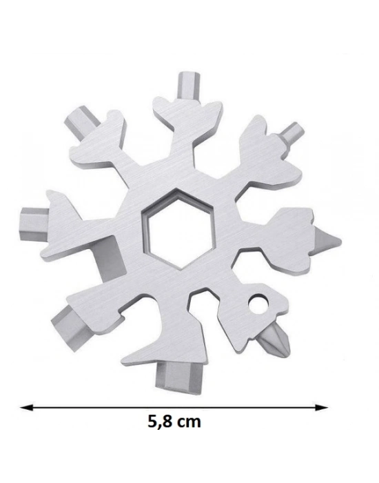 Kar Tanesi Çok Amaçlı Anahtarlık Açacak