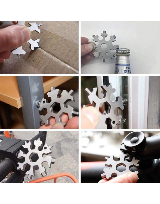 Kar Tanesi Çok Amaçlı Anahtarlık Açacak