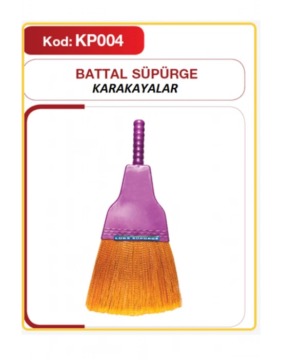 Karakayalar Plastik Süpürge (Battal) Royaleks-KP-004