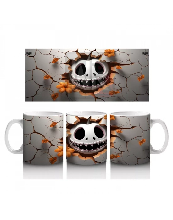 Karanlık Çatlaklarda Göz Göze Balkabağı – Hediyelik Kahve Kupası