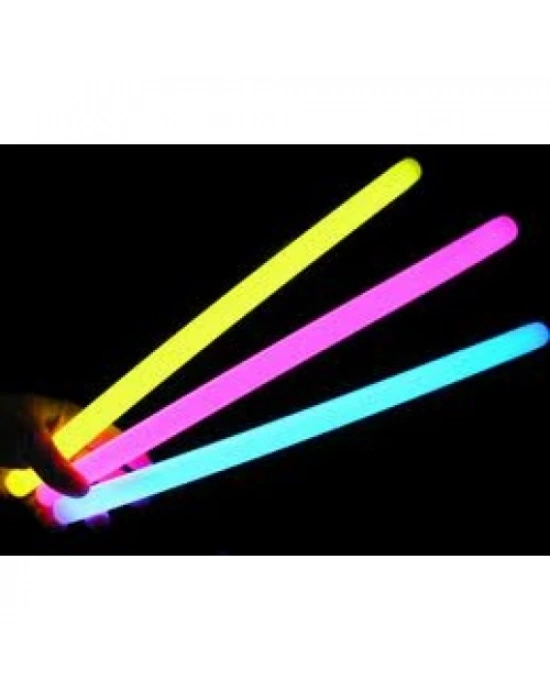 Karanlıkta Parlayan Fosforlu Glow Stick Kalın 30 cm 1 Adet