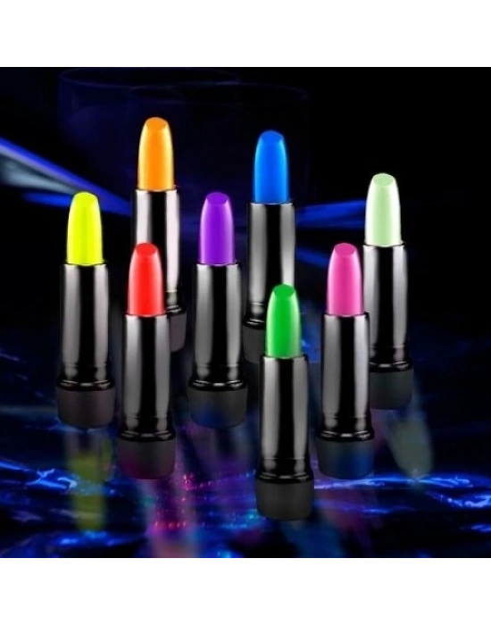 Karanlıkta Parlayan Neon Ruj Seti