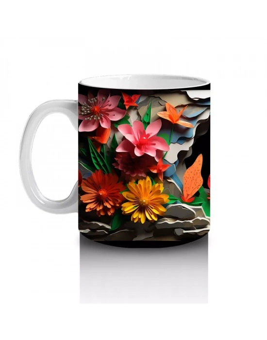 Karanlıkta Parlayan Renkli Yusufçuk – Baskılı Kahve Kupası