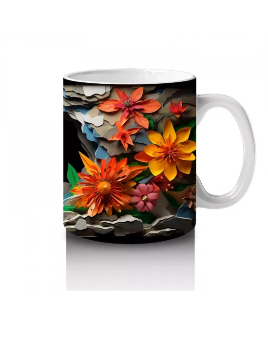 Karanlıkta Parlayan Renkli Yusufçuk – Baskılı Kahve Kupası