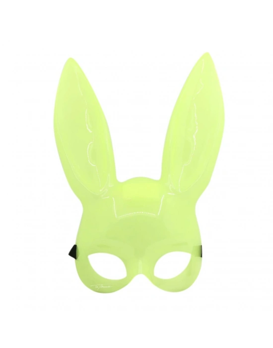 Karanlıkta Yanan Glow Floresan Tavşan Maskesi