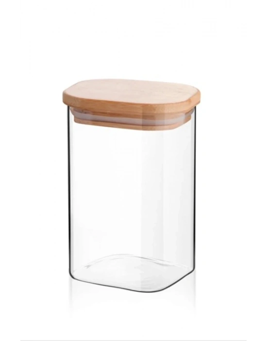 Kare Bambu Kapaklı Baharatlık 65x110 Royaleks-KVN32