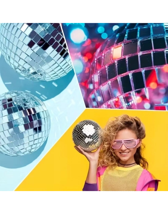 ®  Kare  Cam Mozaik Fayans Çıkartmaları El İşi Kare Cam Fayans Kendinden Yapışkanlı Aynalı Dekor Panel 30x30 Cm