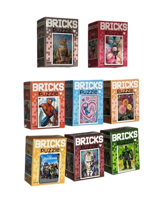 KARISIK KARTON BRICKS PUZZLE