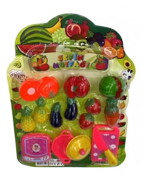 KARTELA MEYVE SEBZE KESME 19 PARCA