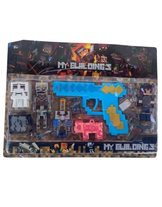 KART.SILAHLI MINECRAFT SET