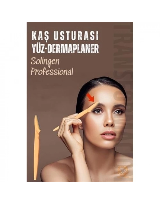 Kaş Şekillendirici Kaş Dermaplaner Yüz Usturası Solingen Professional