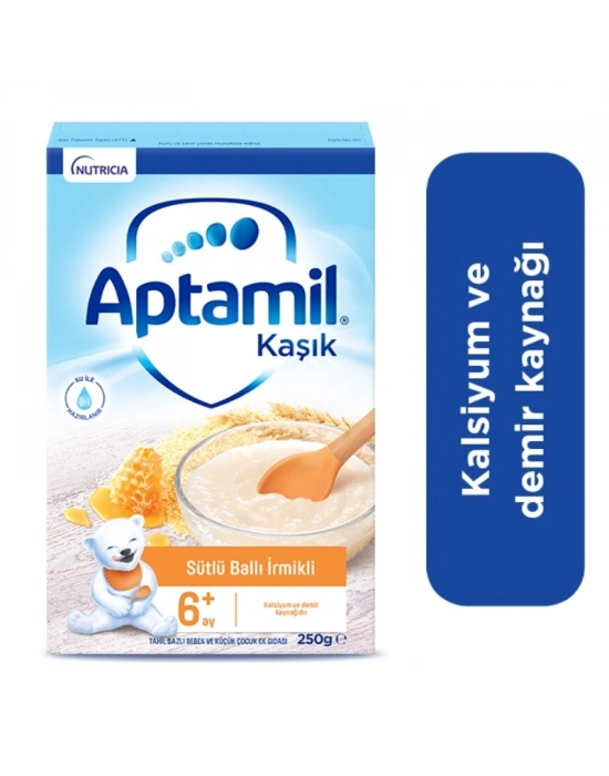 Kaşık Sütlü Ballı İrmikli Kaşık Maması 250 Gr