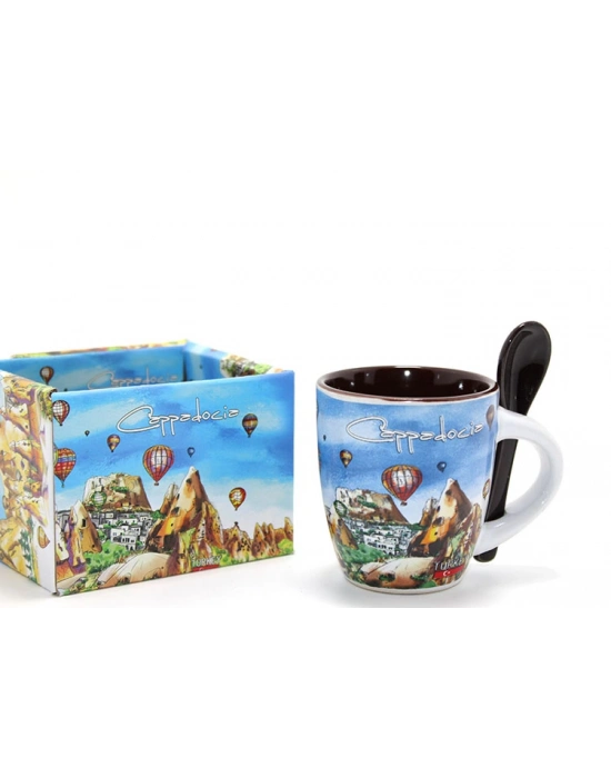 Kaşıklı Yöresel Kahve Fincanı Tekli Model 1