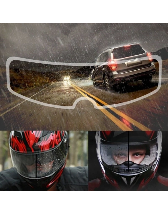 Kask Yağmur Kaydırıcı - Anti-sis Hidrofobik Film