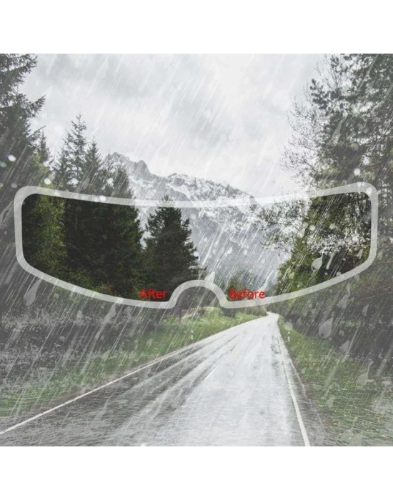 Kask Yağmur Kaydırıcı - Anti-sis Hidrofobik Film