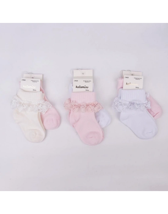 Katamino Akel 2li Aks. Bebek Soket Çorap K44023 Asorti