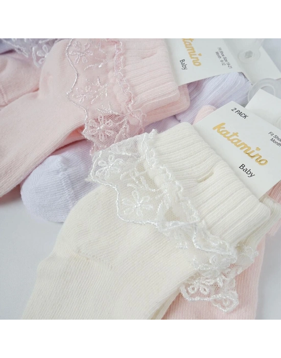 Katamino Akel 2li Aks. Bebek Soket Çorap K44023 Asorti