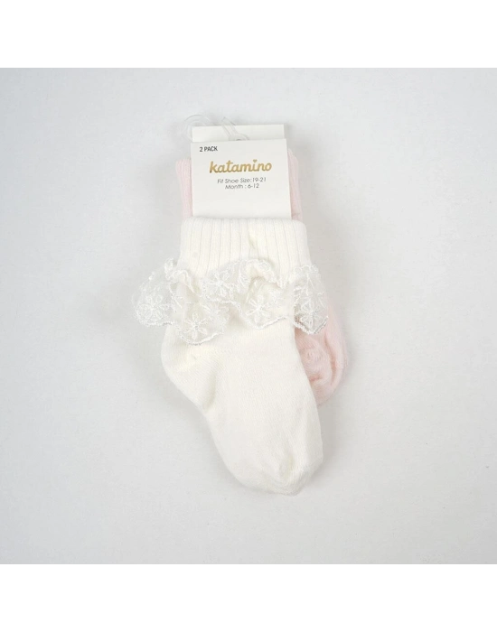 Katamino Akel 2li Aks. Bebek Soket Çorap K44023 Asorti