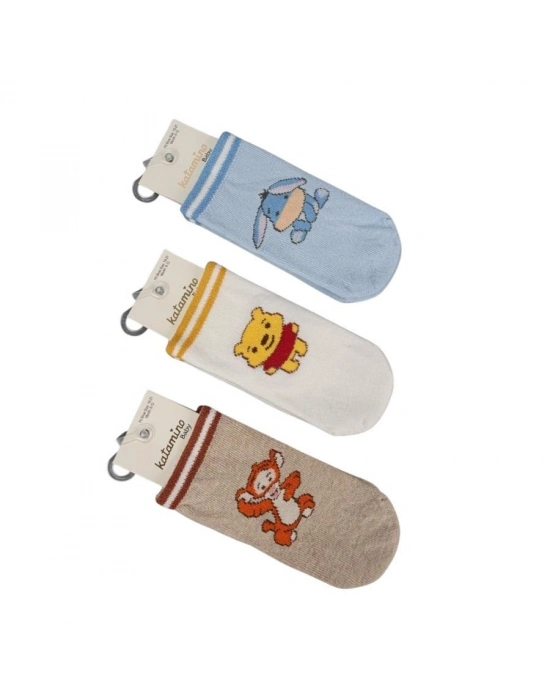 Katamino İyor Erkek Bebek Soket Çorap K46294 Asorti