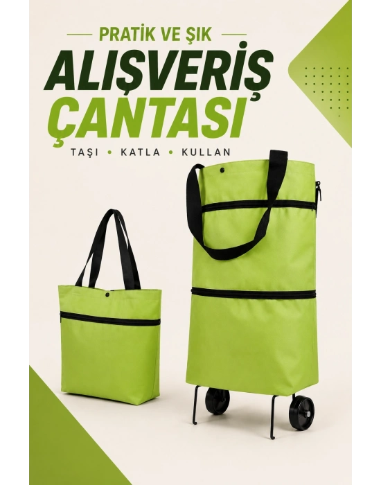 KATLANABİLİR ALIŞVERİŞ ÇANTASI