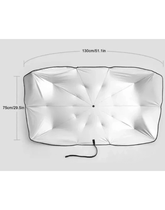 Katlanabilir Araba Ön Cam Güneşliği Şemsiye
