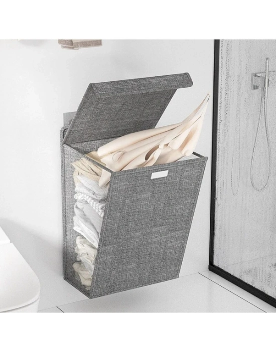 Katlanabilir Asılabilir Kirli Çamaşır Sepeti