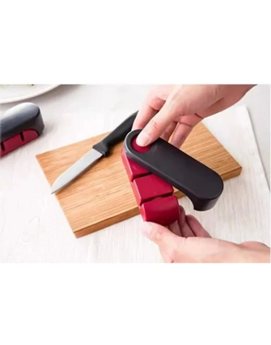 Katlanabilir Çift Aşamalı Bıçak Bileyici