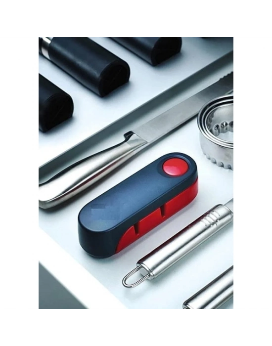 Katlanabilir Çift Aşamalı Bıçak Bileyici