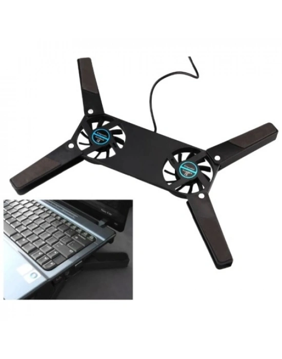 Katlanabilir Laptop Soğutucu 2 fanlı