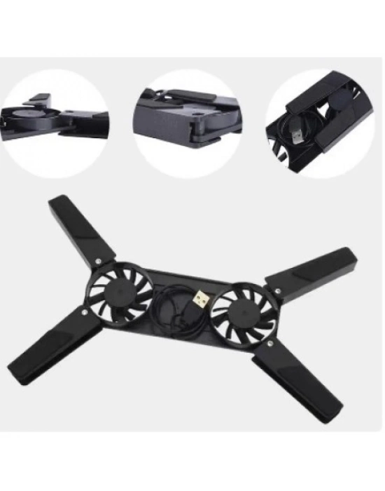 Katlanabilir Laptop Soğutucu 2 fanlı