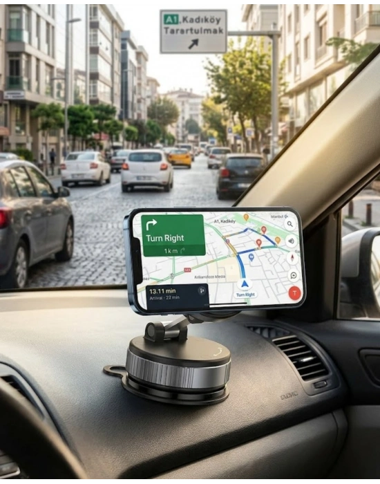 Katlanabilir Manyetik Telefon Tutucu Araç Konsol Telefon Standı